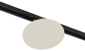 Nowoczesna beżowa lampa sufitowa do systemu szynowego 1-fazowego 2-punktowa - Iconic Pulley Nowoczesny Oswietlenie wewnetrzne