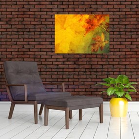 Obraz - Jesienne liście (70x50 cm)