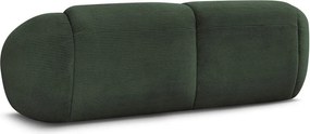 Zielona sztruksowa sofa 250 cm Tina – Bobochic Paris