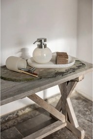 Kremowy szklany dozownik do mydła Opal – Mette Ditmer Denmark