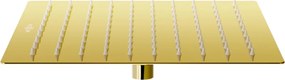 Mexen Slim deszczownica 25 x 25 cm, złota - 79125-50