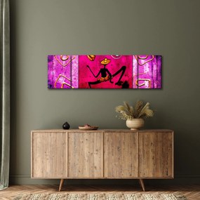 Obraz historycznego muralu (170x50 cm)