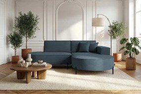 Narożnik Parma Studio Hills, tkanina Poso, prawy, niebieski (05)