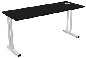 Biurko EASY SPACE C-LEG RC 160x60cm czarne grafitowe NOWY STYL