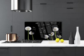 Szkło do Kuchni na Ścianę Puszysty Mniszek Lekarski