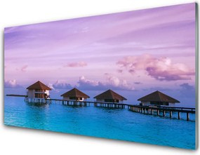 Panel Szklany do Kuchni Rezydencja Nad Lazurowym Brzegiem