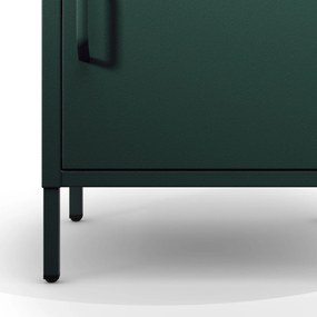 Szafka nocna metalowa butelkowa zieleń Modern MIA, 424 x 595 x 400 mm