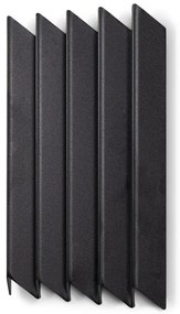 Czarny metalowy wieszak ścienny Sensu – Spinder Design