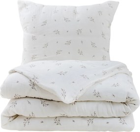 Matex Pościel muślinowa Gałązka, 140 x 200 cm, 70 x 90 cm