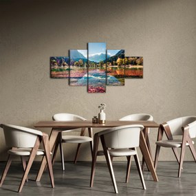 Obraz - Jezioro Jasna, Gozd Martuljek, Alpy Julijskie, Słowenia (125x70 cm)