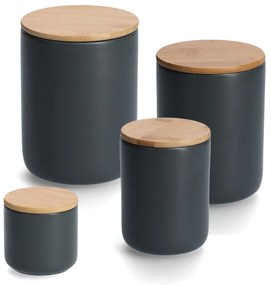 Ceramiczny słoik z wieczkiem, na produkty sypkie, 180 ml