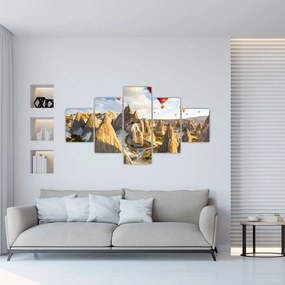 Obraz - Balony na ogrzane powietrze (125x70 cm)