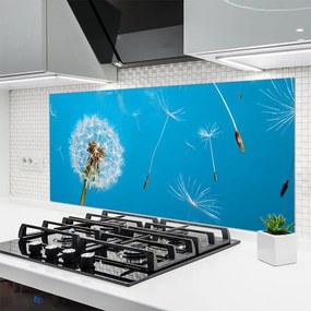 Szkło do Kuchni na Ścianę Ulotność Polnych Dmuchawców