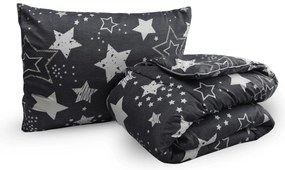 Zestaw całorocznej kołdry 140x200 cm z włókna silikonowego z poduszką 70x90 cm DREAM STAR