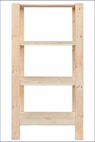 Drewniany regał do spiżarni W6-B98