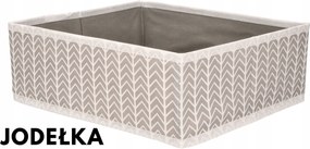 Organizer tekstylny Jodełka 28x24x10cm do szafy garderoby biura uniwersalny