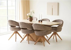 Stół z ceramicznym blatem 90x200 cm Noli – House Nordic