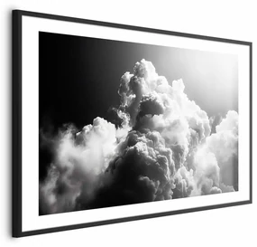 Plakat Chmury marzeń 42x29,7 cm z ramą czarną z marginesem ARTGEIST B