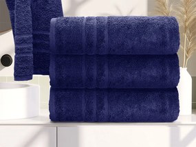 Ręcznik kąpielowy Comfort 70 x 140 cm ciemnoniebieski, 100% bawełna