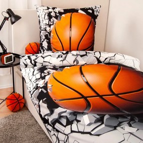 Herding Pościel bawełniana Basketball, 135 x 200 cm, 80 x 80 cm