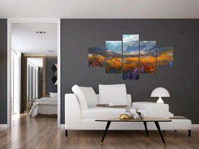 Obraz - Malowany górski krajobraz II. (125x70 cm)