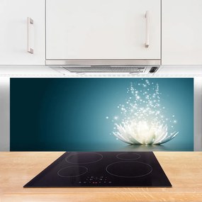 Szkło Dekoracyjne do Kuchni Eteryczny Kwiat Lotosu