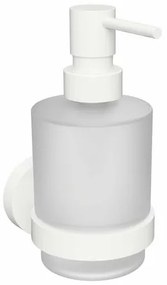 Sapho XR103W X-Round White dozownik mydła 200 ml, szkło mleczne/biały