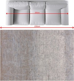 Dywan Breeze beige/raw blue 160x230cm