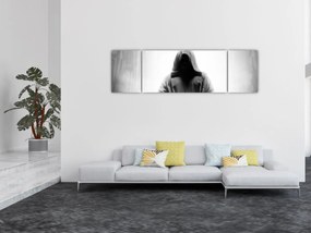 Obraz - Mnich w klasztorze (170x50 cm)