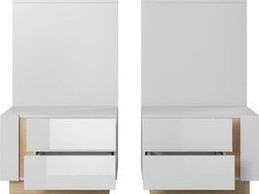 Szafka Nocna ARCETTO 60 cm Stolik Nocny do Sypialni Zestaw 2 sztuki