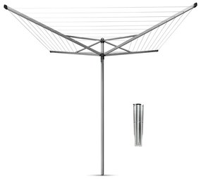 Ogrodowa suszarka na pranie w kolorze srebra 40 m Topspinner – Brabantia