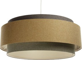 Lampa wisząca ERUTAN DUDU szara/beżowa