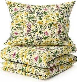 PrzytulneMieszkanie.pl PrzytulneMieszkanie.pl Pościel z kory HERBELLE kolorowa Rozmiar pościeli: 70 x 90 cm | 140 x 200 cm