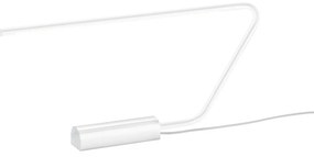 Biała lampa stołowa LED (wysokość 33 cm) Olea – Trio Select