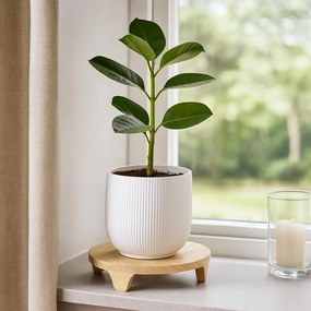 Drewniana podstawka pod kwiaty CON, drewno mango