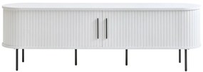 Biała szafka pod TV 180x56x45 cm Nola – Unique Furniture