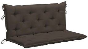 Huśtawka ogrodowa z ciemnoszarą poduszką -Zavo