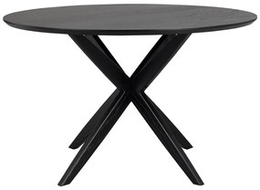 Okrągły stół z blatem w dekorze dębu 120x120 cm Calverton – Rowico