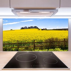 Szkło Ozdobne do Kuchni Bezkres Złocistych Pól