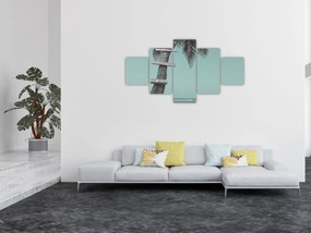 Obraz - Palma na Karaibach (125x70 cm)