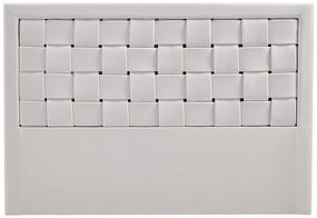 Zagłówek łóżka - 160 cm - Welur - Beżowy - JENNA