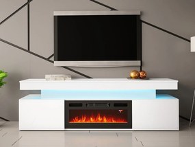 Szafka RTV z kominkiem Lestirola EF 2D 190