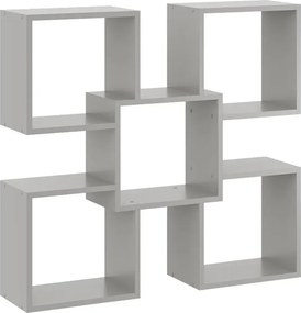 Szara minimalistyczna półka ścienna Z9-C82