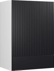 Szafka ścienna czarne paski 50x34.1x72 fame-line