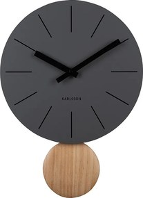 Zegar ścienny Arlo Pendulum - ciemnoszary