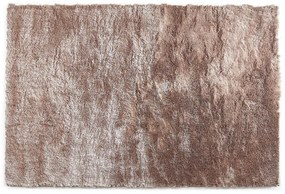 Dywan shaggy DOLCE szarobrązowy z beżowym połyskiem - bardzo miękki - 200 x 290 cm