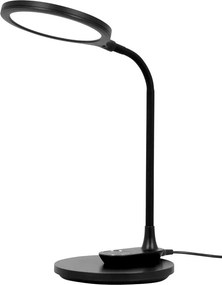 Czarna dotykowa lampka LED na biurko - A681 F6-H27