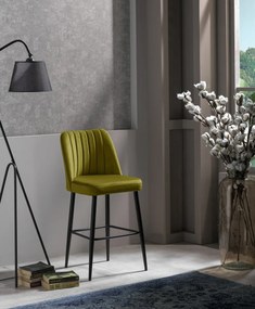 Zestaw krzeseł barowych Vento Green and Black, 4 szt., 4 szt.