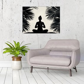 Obraz na szkle - Joga (70x50 cm)