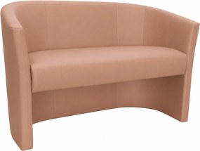 Sofa CLUB tapicerowana tkaniną Eko-skóra elegancka sofa do salonu i gabinetu : Kolor tkaniny - EKO-SKÓRA - 14D, Typ tkaniny - Eko-skóra
